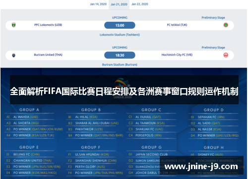 全面解析FIFA国际比赛日程安排及各洲赛事窗口规则运作机制 全面解析FIFA国际比赛日程安排及各洲赛事窗口规则运作机制