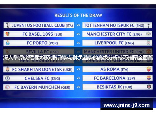 深入掌握欧冠淘汰赛对阵形势与胜负趋势的高级分析技巧指南全面篇